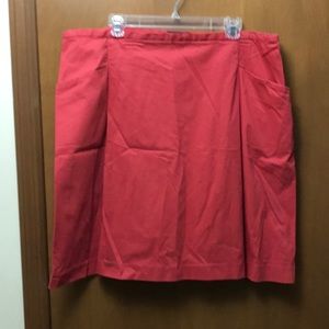 Lands’ End a-line skit with pockets